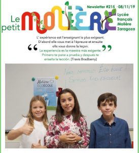 newsletter-215-lycee-moliere-zaragoza